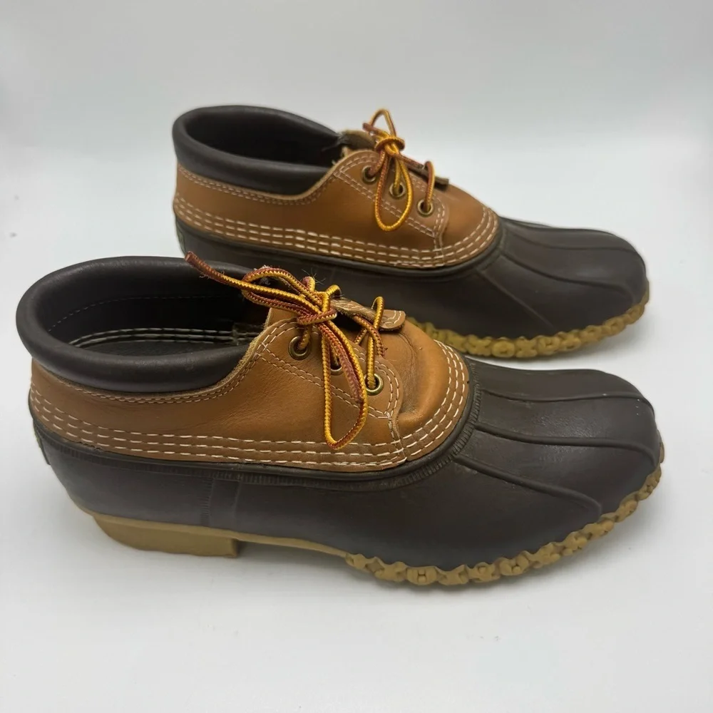 LL Bean Bean Boots Gumshoes Rubber Duck Boots Men’s Size 8 Winter Rain 175060